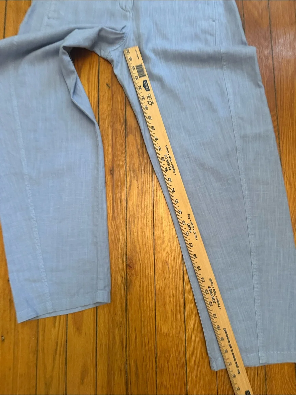 J.Crew Periwinkle Linen Blend Cropped Pants Women's Size 4 Coastal Preppy 1127